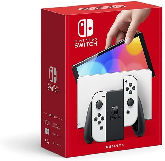 Nintendo Switch (OLED model) with White Joy-Con - Japan Stock